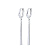 Silver Needle Minimalist 10mm Round Ball Pendant Earrings for Women Hoop Earrings Party Jewelry Gifts - Image 14