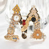 1 Piece Rhinestone Alphabet Women's Ladies Brooch, Novelty Elegant Beautiful Versatile Charming - Image 4