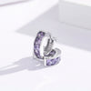 7Colors Cute Silver Square CZ Circles Small Loops Huggie Hoop Earrings For Women Jewelry Girls Aros Artes Orecchini - Image 4
