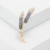 Rhinestone Wheat Ear Brooches for Women Unisex Enamel Wheat Plant Pins Banquet Party Backpack Gifts Jewelry Accessories - Image 9