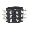 Punk Gothic Leather Cuff Bracelet for Men Women Spiked Studded Chain Skull Spider Biker Rock Wristband Jewelry - Image 9