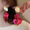 Bohemian Colorful Flower Earrings For Women Petal Pendant Earrings Party Drop Earrrings Jewelry Y2k Accessories A - Image 5