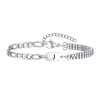 A-Z Initial Bracelets for Men Women, Figaro Chain, Double Layered Box Link Chain Bracelets, Name Gift for Him - Image 27