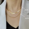 Silver Necklace Double Stack Wearing Snake Bone Chain High Sense Collarbone Chain Ladies Birthday Jewelry Gift - Image 6