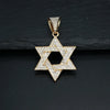 Six-Pointed Star Pendant Necklace with Cuban Chain Options - Image 7