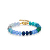 Colorful Stone Beads Chain Bohemia Stainless Steel Gold Color Metal Bracelets Jewelry Gift for Women - Image 15