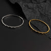 Gold Plated Stainless Steel Honeycomb Zircon Hexagon Bracelet for Women, Wedding Party Jewelry - Image 7