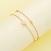 Imitation Pearl Heart Jewelry Set For Women Gold Silver Color Round Beads Necklace Bracelet Set Daily Wear Accessories - Image 10