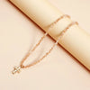 Triangle Crystal Cross Pendant Women's Necklace Unique Personality Versatile Clavicle Chain Jewelry Gift - Image 4