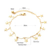 Stainless Steel Anklets Bracelets For Women Tassel Starfish Charm Gold Color Link Chain On Leg Foot Jewelry - Image 13