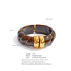 Exclusive Multi-Color Acrylic Resin Wide Statement Bracelet Bangle Stainless Steel Autumn Winter Sweater Wrist Jewelry - Image 6