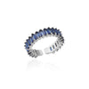 Zircon Rings For Women Stainless Steel Adjustable Open Rings Females Jewelry Accessories - Image 9