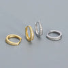 Crystal Huggie Hoop Earrings in Gold-Tone or Silver-Tone - Image 16
