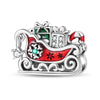 Silver Christmas Charms Santa Reindeer Sleigh Bell Gingerbread Tree Stocking Candy Cane Pendant Fit Bracelet Jewelry Gift - Image 21