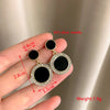 Black Hanging Long Earrings for Women Triangle Square Statement Drop Earrings Boucle Oreille Jewelry - Image 25