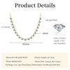 Sparkling 3MM Bubble-Style Necklace Gold Choker Necklace for Women Wedding Jewelry Accessories - Image 3
