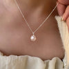 Pearl-Accent Pendant Necklace with Fine Chain and Multiple Designs - Image 1