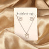 Love Heart Pendant Necklaces For Women Stainless Steel No Fade 2 Pieces Jewelry Wedding Party Gifts Gold Color - Image 15