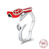 Rings Silver Ring Gecko Snake Scorpion Open Ring For Women Zircon Simple Finger Ring Jewelry Gifts - Image 17