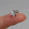 1PC Stainless Steel Mini Zircon Star Cartilage Piercing Stud Earring For Women Helix Tragus Earring Women's Body Jewelry - Image 3