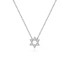 Women Silver Star of David Zircon Long Chain Pendant Necklace Anniversary Wedding Jewelry - Image 8