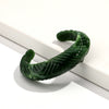 Wide Acrylic Cuff Bracelet with Irregular Geometric Design - Image 9