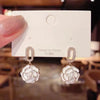 White Women's Dangle Earrings Blooming Flower Acrylic Enamel Butterfly Imitation Pearl Heart Hanging Earrings Elegant Brinc - Image 3