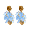 Fairy Stainless Steel Resin Flower Petal Drop Sweet Earrings for Women Spring Summer Style Handmade Jewelry - Image 9