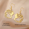 Hollow Hummingbird Stainless Steel Earrings Animal Pendant Women's Wealth Jewelry Gift Pendant Party Gift - Image 11