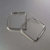 Gold Color Big Square Hoop Earrings For Women Exaggerated Metal Geometric Irregular Circle Earrings Jewelry - Image 7