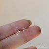 Silver Flower Tassel Zircon Stud Earrings Women Creative Versatile Banquet Jewelry - Image 10