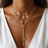 Delicate Shiny Cubic Zirconia Collar Pendant Necklace For Women Sweet Chic Stainless Steel Jewelry Gift - Image 6