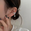 Korean Blue Zircon Star Clip Earrings for Women Simple Hollow Multi-Layer Star Ear Cuff Non-Piercing Jewelry Gift - Image 4