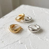 Geometric Twisted Hoop Earrings in Gold-Tone or Silver-Tone - Image 22