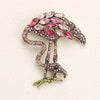 Women Brooch Extra-Large Rhinestone Peacock Animal Bird Dog Conch Enamel Pin Jacket Jewelry Accessory - Image 14