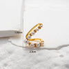 1PC Stainless Steel Pearl Earrings Fake Piercing Ear Clip Zircon Cuffs Rings For Women Fake Pierc Jewelry Goth - Image 18
