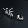 Men's Lapel Brooches, Olive Branch Accessory Pins, Stainless Steel Accessories, Gift Jewelry - Image 9