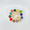 Colorful Birthstone Pendant Necklace in Gold-Tone or Silver-Tone - Image 38