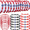 12pcs Couple Evil Eye Red Bracelet Women Men 7 Knot Lucky Handmade Braided String Adjustable Family Friendship Bracelet Jewelry - Image 2