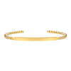 Women Gold Color Stainless Steel Cuff Bracelet, Chic Jewelry Wristband Plain Slip Bangle, Stacking Bracelet Gift to Young Girls - Image 14