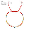 Multilayer Chains Charm Bracelets for Women Men Evil Eye Beaded Red Rope Lucky Bracelet Handmade Jewelry Gift - Image 2