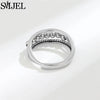 Metal Balls Fidget Rings Adjustable for Women Stress Relieve Finger Jewelry Rotatable Beads Ring Accessories - Image 5