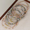 9pcs Bohemian Handmade Bead Elastic Bracelet Set, Multi-layer Stackable Bracelets, Suitable for Daily Wear - Image 2