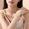 Silver Necklace Bracelet Set for Woman Vintage Lucky Beads Ball Jewelry Set Party Jewelery Gifts - Image 3