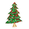 Christmas Sparkling Crystal Botanical Brooch Rhinestone Pearl Christmas Tree Pin Men and Women Accessories Holiday Gift - Image 15