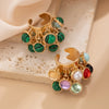 Ingemark Boho Colorful Crystal Open Rings for Women Men Wed Bridal Geometric Metal Knuckle Ring Daily Jewelry Accessories Gift - Image 6
