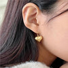 Silver Hoop Earrings Clip Golden Bowtie Ribbon Small Cute For Women Girl Gift Jewelry - Image 44