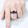 Two-Piece Zinc Alloy Ring Set with Colored Stone Details - Image 12