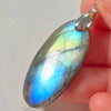 Pink Labradorite Pendant Irregular Shape Bead Stone Purple Necklace for Men Women - Image 36