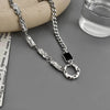 Irregular Circle Zircon Couple Necklace Female Coldness Style Niche Hip Hop Neutral Style High End Party Jewelry Gift - Image 3